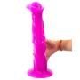 Huge Super Long Horse Cock Type Anal Dildo 13.8&quotx3.35&quotx5.12" Big Plug Ribbed Body Strong Suction Cup (Purple)