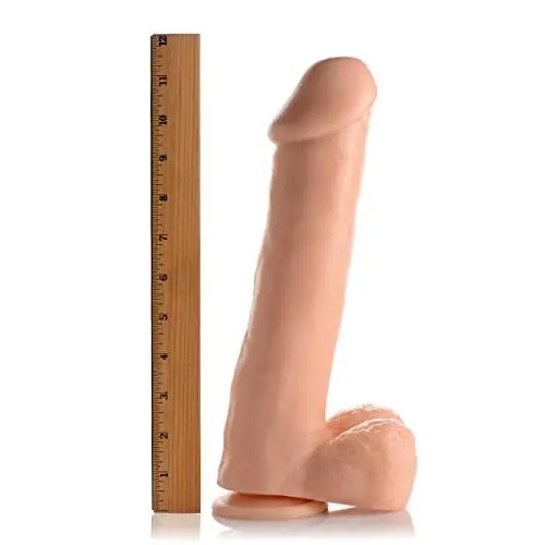 Trinity Vibes Deep Dickin Derek 12 Inch Dildo with Suction Cup Trinity Vibes Deep Dickin Derek 12 Inch Dildo with Suction Cup