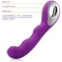 Powerful Motor Flexible Silicone Wand Massager with 10 Powerful Speeds Mode,USB Rechargeable-Arbitrary Bending for Massage Your Back Neck Shoulder Sore - Waterproof (Purple)