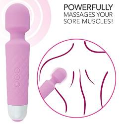 Rechargeable Cordless Body Wand Massager Wireless Therapeutic All Over Relaxation
