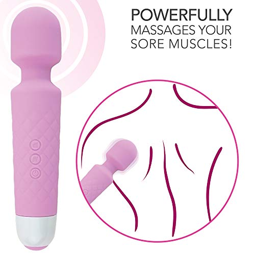 Rechargeable Cordless Body Wand Massager Wireless Therapeutic All Over Relaxation