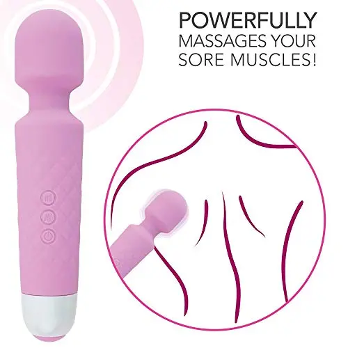 Rechargeable Cordless Body Wand Massager Wireless Therapeutic All Over Relaxation