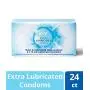 K-Y Extra Lubricated Ultra Thin Latex Condoms- Extra Water Based Lube For Comfort and Smoothness, Reservoir Tip, HSA Eligible, 24 Count K-Y Extra Lubricated Ultra Thin Latex Condoms- Extra Water Based Lube For Comfort and Smoothness, Reservoir Tip, HSA Eligible, 24 Count