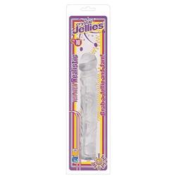 Crystal Jellies 10" Classic Dildo - Clear