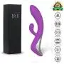 Désir | Triple Pleasure Magic Wand Massager | Wireless and Waterproof | Powerful Rabbit Design for Woman (Violet)
