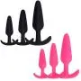 RITER 3pcs Silicone Amal Plug Six-Toys Massager for Women Beginner RITER 3pcs Silicone Amal Plug Six-Toys Massager for Women Beginner