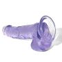 Bfucky 7.87 Inch Huge Dick Pénis Waterproof Silicone Massager with Strong Suction Cup (Purple of Love) Bfucky
