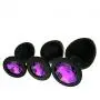 3 Pieces Silicone But.t Plùgs Exercise Kit Adult Toys for Couples (Black1) 3 Pieces Silicone But.t Plùgs Exercise Kit Adult Toys for Couples (Black1)