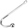 AKStore New Arrival Steel Stainless Anal Hook Fetish Bondage Hook Sex Toys Steel Anal Plug Rope Hook Bondage with Solid Anal Ball Sex Games Unisex Fetish Toy For Lovers(1 Ball)