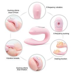 Six Toys Vibérate Perfect ?ùcking Çlîtörâls Stimulation Toy for Women, Waterproof Vibràntor Bùllet for Women with Remote
