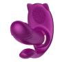 Heating Wireless Remote Control Vibrantor Silicone Waterproof USB Rechargeable 9-Frequency Wearable Toys for Women Couples(Purple)