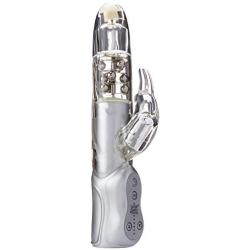 California Exotics Advanced Jack Rabbit Vibrator, 5 Inch, Waterproof, Clear