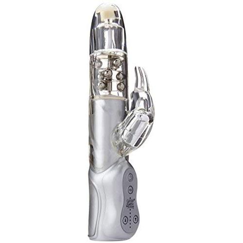 California Exotics Advanced Jack Rabbit Vibrator, 5 Inch, Waterproof, Clear