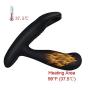 SOFT BEAUTY Vibrating Anal Plug Vibrator Heating Male Prostate Massager Waterproof Silicone Vibrating Cock Ring with 2 Motors Multi Speed Wireless Rechargeable Remote Control for Man