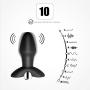 Male Vibrating Prostate Massager 10 Vibration Modes for Anal Pleasure, Waterproof Silicone Prostate Stimulator Rechargeable Anal Butt Plug Vibrator Sex Toy for Men, Women & Couples