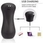 Aivrobta Deluxe Pussy Ass Masturbator-Male Masturbator Toys with Dual Deep Vagina & Anal 3D Realistic Tunnels-4.63 Pounds Lifelike Ass for Adult Masturbation (Black Masturbator)