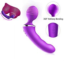 IBall Wand Massager Powerful, G Spot Vibrator Magic Wand with Dual Motors, Clitorial Stimulater Dildo Masturbator for Women and Couple Fun