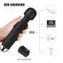 Personal Mini Wand Massager, Strongest Cordless Handheld Vibrating Power, Deep Tissue Massage for Back, Legs, Hand Pains & Sports Recovery,Best Rated for Travel Gift(Black) Personal Mini Wand Massager, Strongest Cordless Handheld Vibrating Power, Deep Tissue Massage for Back, Legs, Hand Pains & Sports Recovery,Best Rated for Travel Gift(Black)