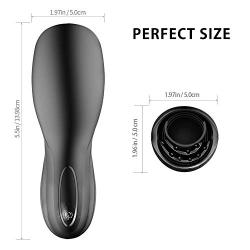 Male Masturbator 10 Vibration Mode, Electric Penis Stimulation Vibrator, Mini Waterproof Non-Slip Silicone TPE and Multi-Nipple Inner Texture Men Pleasure Masturbation Toy