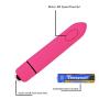 Powerful Bullet Vibrator with 10 Modes, Portable Mini Pocket Vagina Stimulator, Rechargeable Waterproof Super-Strong Adult Sex Toys for Women with Discreet Package (Black)