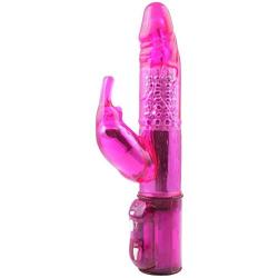 Rotating Rabbit Vibrator Spinning Beads and Powerful Vibrating Clit Stimulator Dual Action Sex Toy