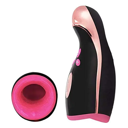 Sillther Male Masturbators Sex Toys with 7 Pulse Vibrators and Intelligent Heating(40℃), Masturbation Cup Oral Sex Vibration-Black Sillther Male Masturbators Sex Toys with 7 Pulse Vibrators and Intelligent Heating(40℃), Masturbation Cup Oral Sex Vibration-Black