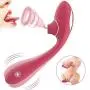 Clitoral Sucking Vibrator G Spot Vibrator Nipples Suction Clitoris Stimulator,Treediride Dual Motor 10 Vibration Modes Vagina Massager Waterproof Vibrating Dildo Rechargeable Sex Toys for Women Couple