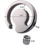 FST Scrotum Pendant Ball Stretchers Testis Weight Stainless Steel penis Restraint cock Lock Ring (9.87oz)