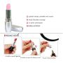 LIYUNFF Secret Portable Frequency Vǐbrǎtìǒň Lipstick Jumping E99s - Quiet Enjoy Less Than 20db - Suitable for Adult Women (Color : Black)