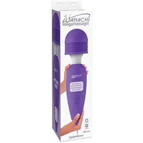 Wanachi Mega Vibrating Massager, Purple Wanachi Mega Vibrating Massager, Purple