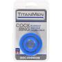Doc Johnson Titanmen Silicone Cock Rings Double Pack, Blue