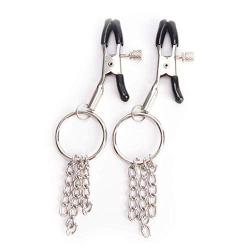 Metal Bell Nípplē Clamps with Chain Clips Flirting Teasing Sēx Flirt Bondage Kit Slave BDSM Exotic Accessories