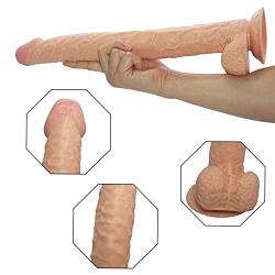 WCZYY 15.74in Lifelike Huge Women Personal Relax Massager High Quality Material for Female Beginner Silicone Bedroom