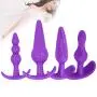 Relax Toy Amal Plug Buttpluģ for Women Extremely Soft Anales Trainer Pleasure Toy Silicone Waterproof for Adult and Couple Play Purple Relax Toy Amal Plug Buttpluģ for Women Extremely Soft Anales Trainer Pleasure Toy Silicone Waterproof for Adult and Couple Play Purple