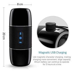Jrtie Electric Male Training Equipment, 3D Realistic Multi-Speed Mode, Sound, Vibration, Massage Equipment, Safe Skin-Friendly Materials, Mobile Phone Bluetooth Control Mens T-Shirt