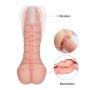 Vibrating Male Masturbators Cup Pocket Pussy Ass Anal Sleeve Doll Masturbation for Men & 2 in 1 Realistic Dildo for Women Adult Sex Toy for Couple 