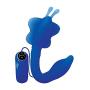 Evolved Novelties Adam and Eve Bendable Butterfly Silicone Vibe Blue Waterproof, 7 Inch