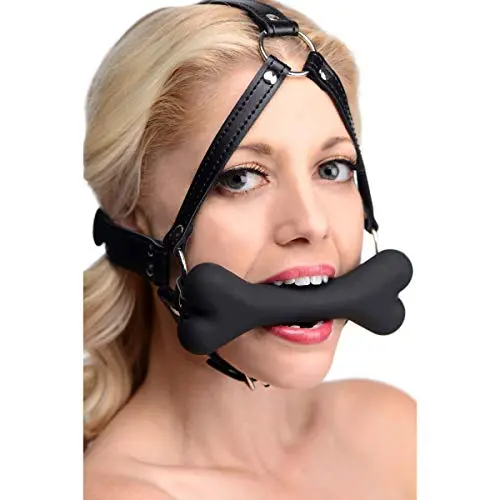 Master Series Hound Bone Gag Head Harness Master Series Hound Bone Gag Head Harness