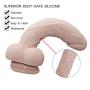 Winzfred 7.87 Inch Realistic Dilo Ultra-Soft Dilo for Beginners with Flared Base for Hands-Free Play