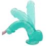 MXYLYM1 Stráp ǒn for Sèx Women, Green Transparent Super Realistic Simulated Toy Relaxation Pressure Waterproof 7.48" Long 1.57" Wid Smaller and More Portable