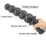 MLSice Hand Hold Anal Beads Dildo Big Dong Anal Plug Screw Handle Butt Plug Dildo Large Penis 11.8" Long Dick Anus Massage Balls Adult Sex Toys for Woman Man Couples Lesbian Gay - Black