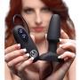 Master Series Popper Plug 7X Rechargeable Vibrating Silicone Anal Plug, Small