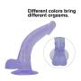 Beginner Āňāl Realistic Massager 8.66 Inch Super Huge Massager,Big and Waterproof Realistic Handsfree Purple Release Pressure Toy Stimulating Portable Toy