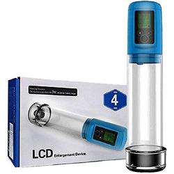 WLPLODS Electronic Peňňis Pump LCD Display Vacuum Pump Peňňis Enlargement Enlarger Extender Automatic Suction Pump Male WLPLODS