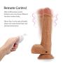 Dildo Vibrator with 8 Vibration Modes, INJOY 8.7inch FDA Approved Silicone Dildos, Wireless Realistic Dildo with Remote Control, IPX7 Waterproof, G Spot Dildo Adult Sex Toys for Women Masturbation