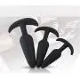Silicone Trainer Plug Kit Massage Tool Anales Beginners Training Set for Women Men Couple (3PCS Black) Silicone Trainer Plug Kit Massage Tool Anales Beginners Training Set for Women Men Couple (3PCS Black)