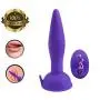Naughty Amal Būtt Plug for Beginners 5 Frequency Vib Rechargeable Wireless Remote Control Anales Trainer, Silicone Waterproof Unisex Massager Purple by YSQSH