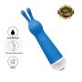 Cl-Ǐt Vaginá Flirt Ví-Brǎtör for Coupleš Bunny Ear Massager, 10 Frequency Vibration Electric Vib Massage Magic Wand Blue by YSQSH