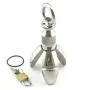 ThinkMax Stainless Steel Anal Plug Lock Rotate Open Expension Chastity for Restraints Slave Ass Hole ThinkMax Stainless Steel Anal Plug Lock Rotate Open Expension Chastity for Restraints Slave Ass Hole
