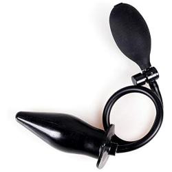 Meixx Inflatable Anal Plug Toys, Vaginal G-Spot Anal Toy, Portable Anal Butt Plugs Sex Toys Masturbation of Lgbts and women or Couples, Premium Silicone Fetish Anal Butt Plugs Anal Trainer Toys(Black)